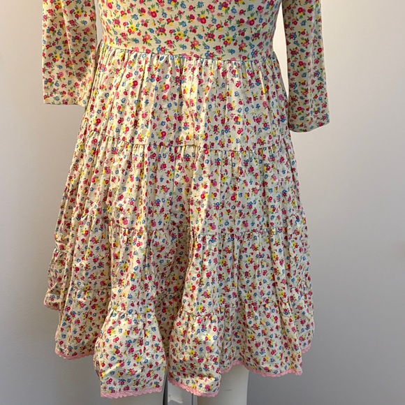 Rare Vintage Betsey Johnson Floral Midi Dress - Multicolor - Picture 9 of 10